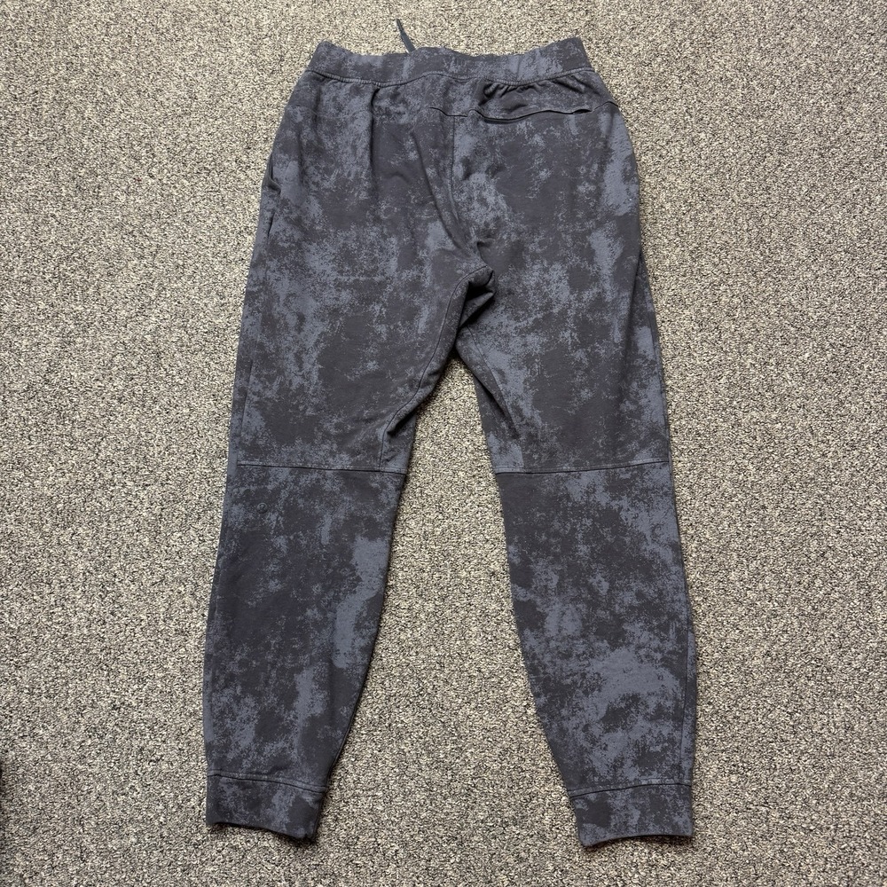 Lululemon City Sweat Jogger Mens L Gray Camo French Terry Activewear Pants - Picture 5 of 6